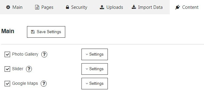 Membership Content tab