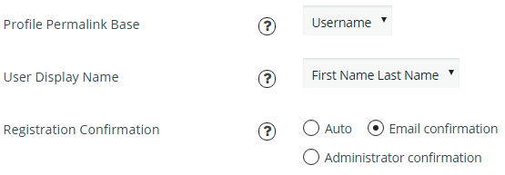 Membership Profile Registration