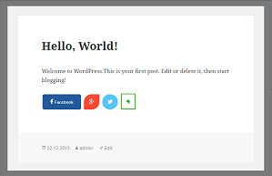 Design Templates of Social Share Buttons